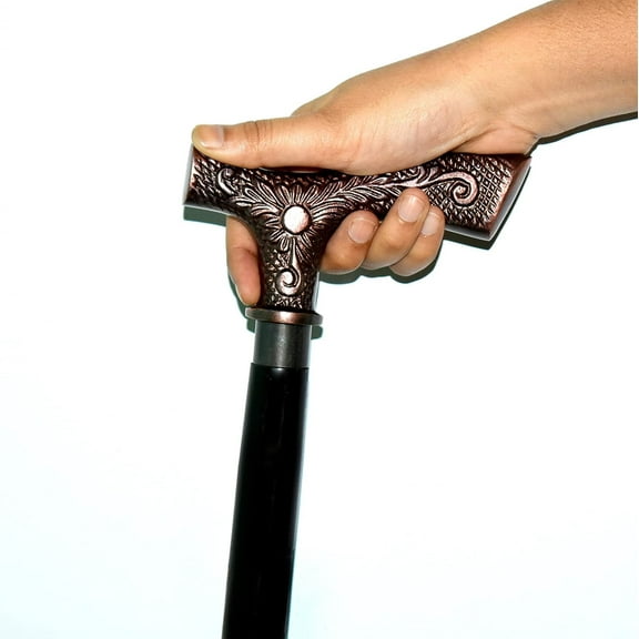 NAUTICALMARTUS Antique Style Nautical Walking Stick Vintage Victorian Design Wood & Aluminum Cane Fashionable Gift