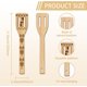 thumbnail image 3 of Juego de 6 utensilios de cocina de bambú con diseño de castillo, cucharas de madera grabadas con diseño de caballero, espátula de bambú para cocina, cuchara de madera para cocinar., 3 of 7