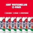 thumbnail image 4 of Hint Canned Water, Watermelon-Purified Flavored Water with Zero Calories, Natural Flavors, and Sugar Free - 12 Fl Oz Cans (Pack of 12), 4 of 6