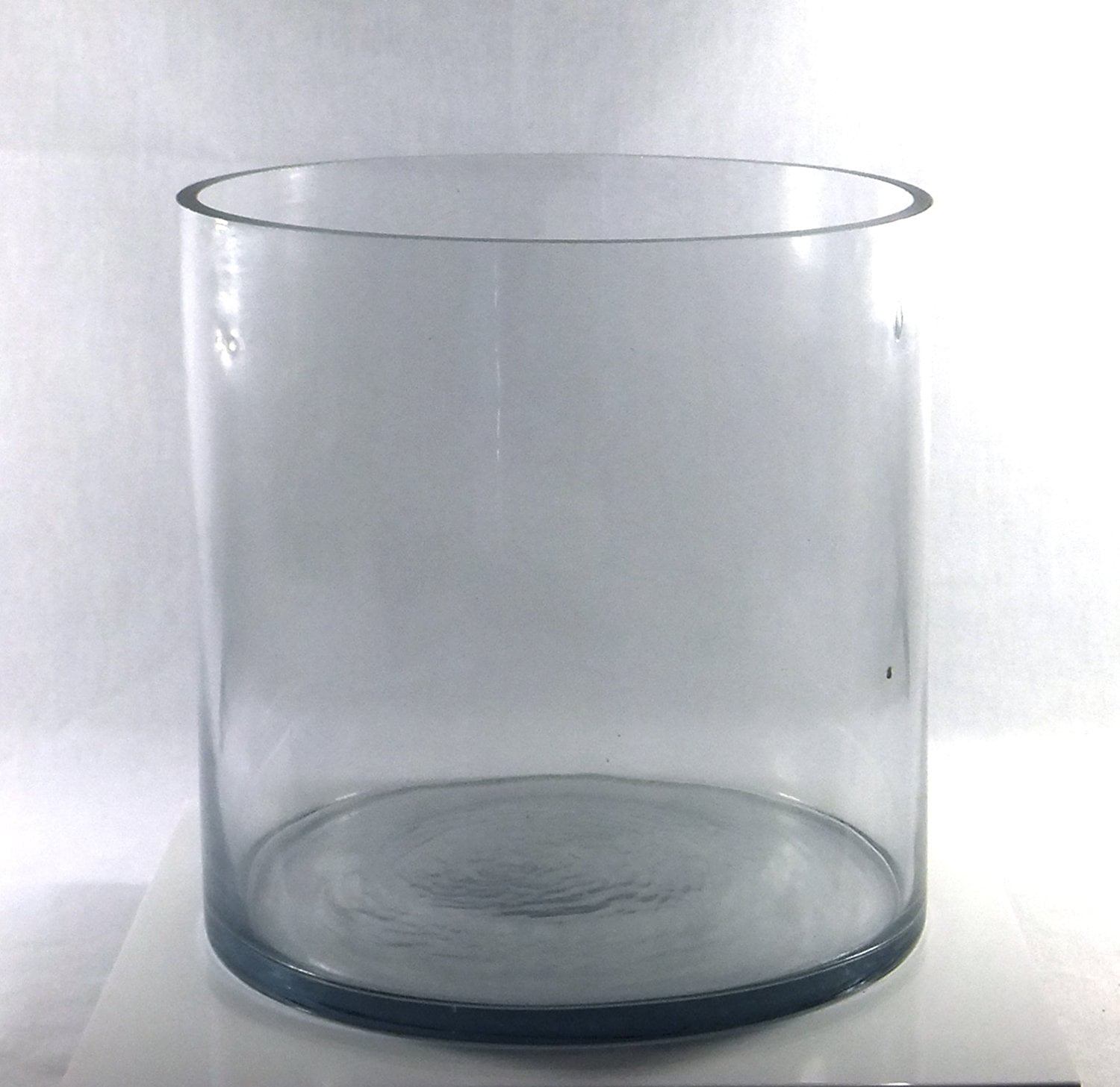 8 Inch Round Large Glass Vase Clear Cylinder Oversize 8 Inch Round Large Glass Vase Clear Cylinder Oversize Centerpiece 8x8 Candleholder By Concord Com