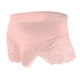thumbnail image 4 of Men s Sexy Boxer Low Waist Boxer Cotton Lace Boxer Briefs, 4 of 5
