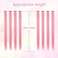 thumbnail image 3 of 22 inch Colored Hair Extensions Straight Hairpiece, Multi-colors Party HigFrifoshsights Clip in Synthetic Hair Extensions for Kids Women (10 PCS Princess Pink), 3 of 6
