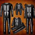 thumbnail image 2 of QTSHPN Family Halloween Pajamas Matching Sets Long Sleeve Top and Pants Cozy Home Loungewear Comfortable Pajamas, 2 of 5
