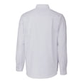 thumbnail image 3 of Men's Cutter & Buck Light Blue North Carolina Tar Heels Stretch Oxford Stripe Big & Tall Long Sleeve Dress Shirt, 3 of 3