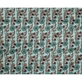 thumbnail image 4 of oneOone Polyester Lycra Fabric Leaves & Floral Block Fabric Prints By Yard 56 Inch Wide, 4 of 4