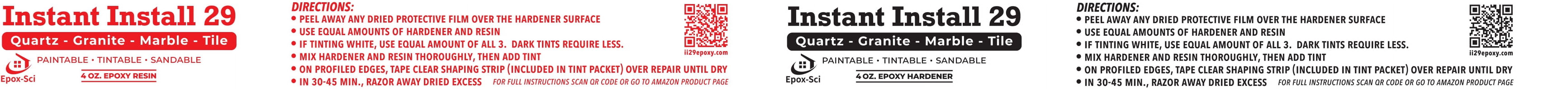 Instant Install 29 8 oz Epoxy Repair Kit