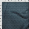 thumbnail image 3 of oneOone Polyester Lycra Navy Blue Fabric Geometric Bandhani Craft Projects Decor Fabric Printed By The Yard 56 Inch Wide, 3 of 4
