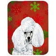 thumbnail image 1 of Carolines Treasures SC9749LCB White Toy Poodle Large Size Red Snowflakes Holiday Glass Cutting Board, 1 of 1