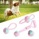 thumbnail image 5 of Juguetes de cuerda para mascotas, 4 piezas de juguete de cuerda para perros, cuerda para perros, cuerda para masticar para perros, estética elegante, 5 of 8