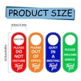 thumbnail image 3 of Do Not Disturb Door Hanger Double-Sided Sign Board | Hotel Room Privacy Sign For Home Office Meeting Rooms,Durable Hanging Doorknob Sign For Daily Use, 3 of 9