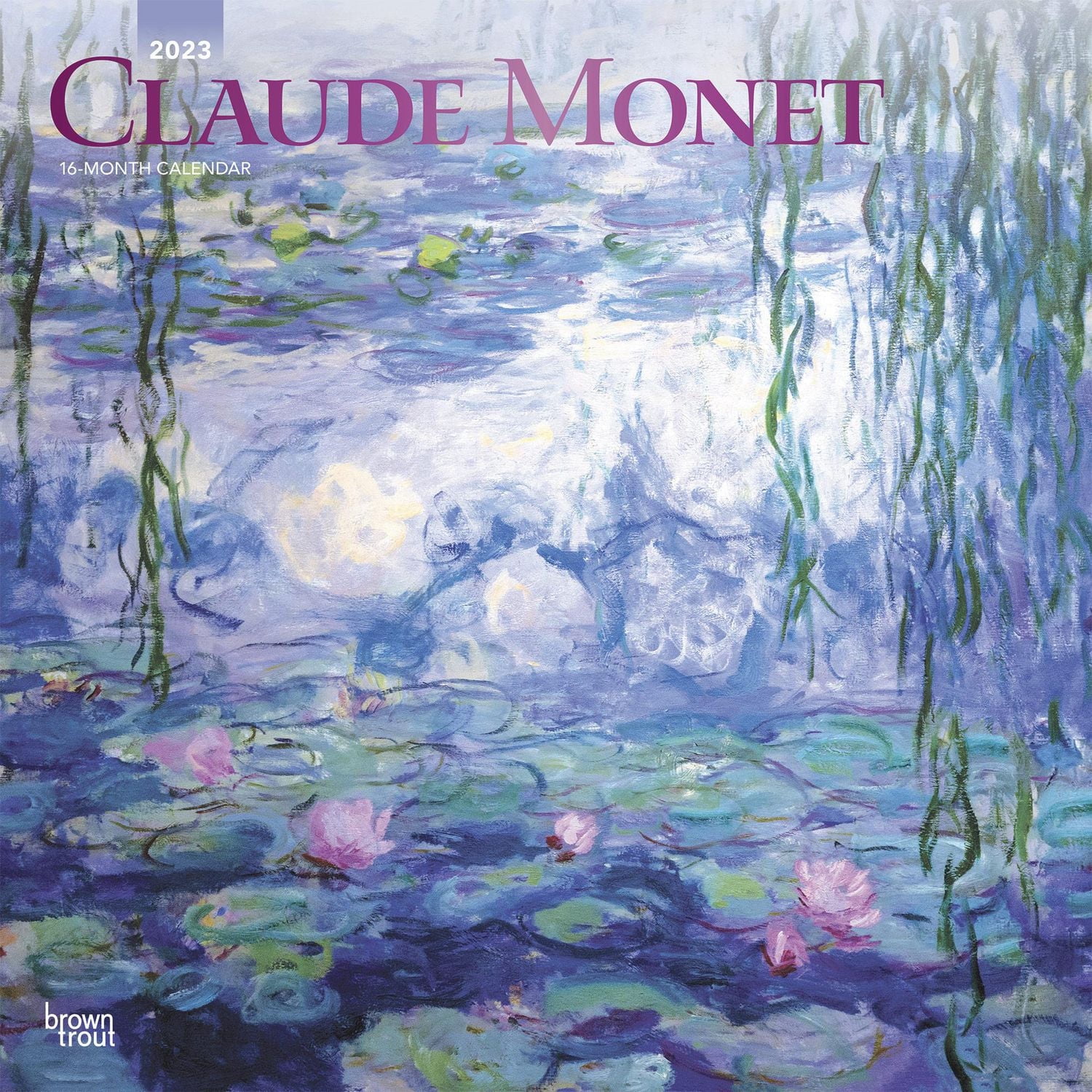Claude Monet | 2023 12x24 Inch Square Wall Calendar