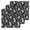 Black, variant on Black Paisley Kitchen Dish Towels for Drying Dishes Set of 3, Ethnic Vintage Floral Botanical Abstract Waffle Weave Microfiber Hand Tea Bathroom Towels Quick Dry & Absorbent Towel 15.7x23.6