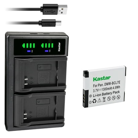 Kastar 1-Pack Battery and LTD2 USB Charger Replacement for Panasonic DMW-BCL7 DMW-BCL7E Battery DMW-BTC11 Charger Panasonic Lumix DMC-SZ9 Lumix DMC-SZ10 Lumix DMC-XS1 Lumix DMC-XS3 Camera