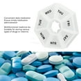 thumbnail image 4 of 2 Times A Day Medicine Organizer For Pill Box For Holder Medication Rack Travel Dispenser Weekly Medicine For Organizer Dispensing Small, 4 of 8