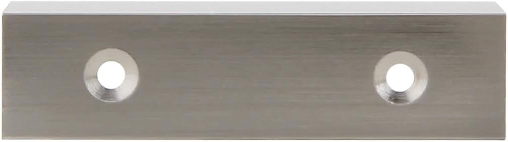 Silverline Cabinet Finger Edge Pulls Aluminum Lightweight Kitchen Door Drawer Handle, Brush Satin Nickel (10, Length 2.95" (75mm))