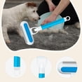 thumbnail image 6 of WeiLaiKeQi Pet Hair Removal Brush Dog Spray Shedding Brush for Bedding Cleaning Clothes Blue, 6 of 9