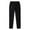 Black, variant on SDNall Mens Fashion Drawstring Elastic Waist Solid Color Casual Sweat Length Pants