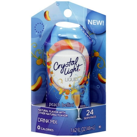 Crystal Light Peach Bellini Liquid Drink Mix, 1.62 fl oz