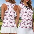 thumbnail image 3 of Uorisanigo Golf Cart Matching Couple Outfits Golf Shirts for Men Quick Dry Short Sleeve Shirts for Work Athletic and Women's Sleeveless Golf Tennis Shirts Zip Up Workout Tank Tops, 3 of 8