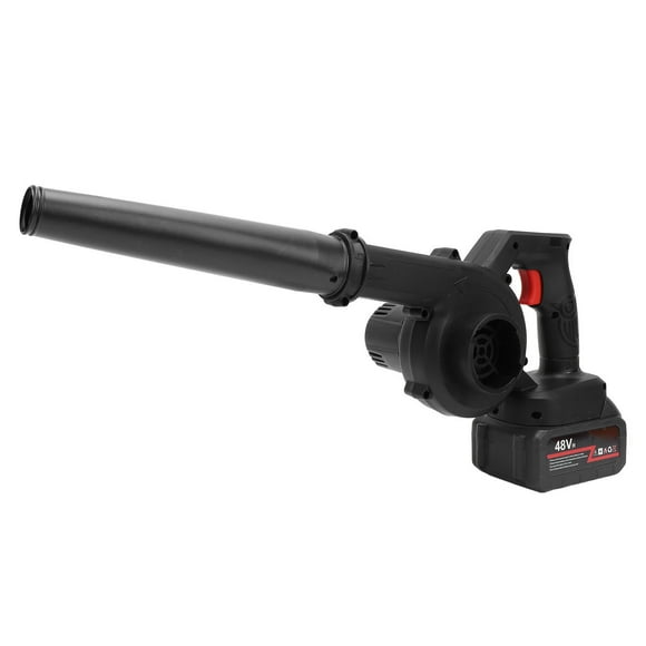 Cordless Leaf Blower, High Power Electric Leaf Cleaner Battery Operated Handheld Leaf Blower with Charger, Air Duct, Dust Bag, Vacuum Hose and Nozzle Tool Kit