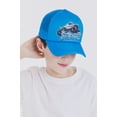 thumbnail image 2 of Monster Jam Megalodon One Size Youth Mesh Adjustable Snapback Baseball Cap Blue OS Youth, 2 of 5