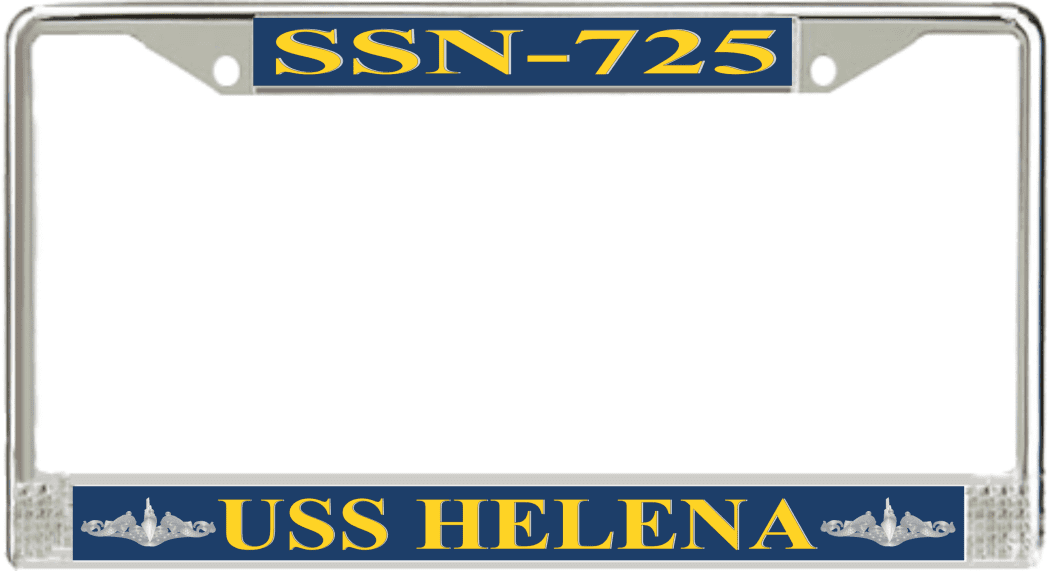 USS Helena SSN725 License Plate Frame