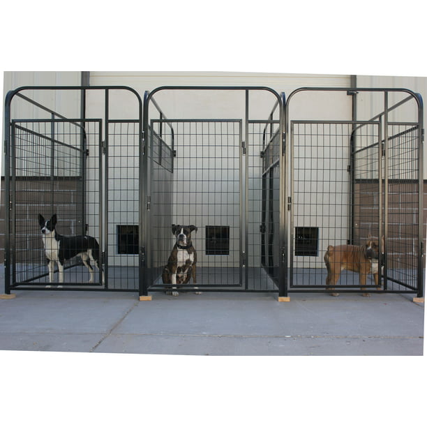 Outside Dog Kennel Run Stalls, Indoor Dog Kennel In Garage