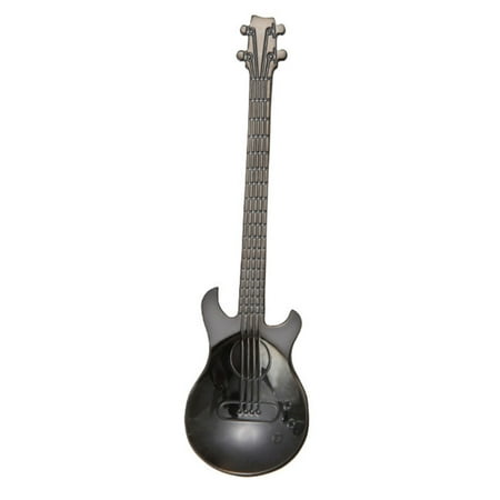 

1 Pc Guitar Coffee Spoon Stainless Steel Coffee Mixing Spoon Cold Drink Tea Tools Kitchen Accessories (Black)