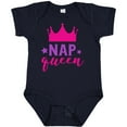 thumbnail image 3 of Inktastic Nap Queen, Crown, Stars - Pink Purple Girls Baby Bodysuit, 3 of 5