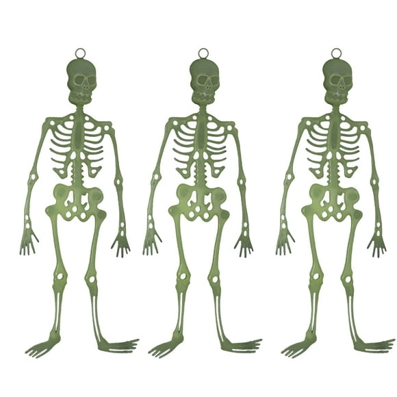TIMIFIS Halloween Décorations Squelette Halloween Decor Halloween Décoration Crâne Lumineux Squelette Fête Crâne Jouet Décoration
