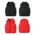 thumbnail image 4 of Qudderr Toddler Kids Light-Weight down Puffer Vest for Boys Girls Warm Full-Zip Sleeveless Jacket Solid Color Fall Winte Waistcoat Size 3-13T, 4 of 6