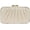 Beige, variant on Women's Shell Shaped Clutch Purse Ruched Mini Crossbody Bag Elegant Evening Handbag with Chain Strap