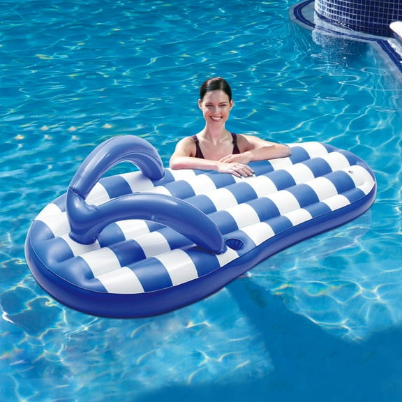 Sandale de plage gonflable de Blue Wave, bleu marine, 1,80 m