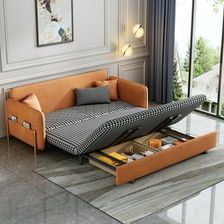 Orange Sleeper Sofa