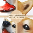 thumbnail image 3 of ZECATL Shiba Inu Hand Puppet Toys, Dogs Puppets Role Play Toy, Soft Rubber Realistic Shiba Inu Head, 3 of 7