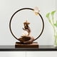 thumbnail image 5 of Louts Quemador de Cono de Reflujo, Luz LED, Artesanías de Cerámica, Fuente de Humo, de Humo, Sala D , loto blanco Soledad Quemador de incienso de reflujo, 5 of 8