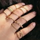 thumbnail image 3 of Fiudx Conjunto de Joyas de Oro, Moderna Colección de 12 Anillos de Metal, Elegantes Anillos con Personalidad, Versátil Accesorio de Fiesta, Accesorio Diario, Regalo para Mamá, Novia o Mejor Amiga., 3 of 4