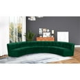 thumbnail image 2 of Meridian Furniture Sectionnel Modulaire 6 Pcs en Velours Vert Limitless, 2 of 9