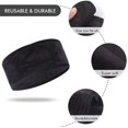 thumbnail image 2 of Cinturón mágico enroscado ajustable para baño, desmaquillado y deporte set de 3 negro. Cinturón de microfibra para el cabello para mujer Maquillaje Spa Cinturón lavable para el cuidado facial, LingWen 1327533222617, 2 of 5