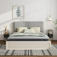 thumbnail image 6 of Set of 2 Small Narrow End Table, Side Table, Nightstand with Cloth Drawer, Couch Table, for Living Room, Bedroom, Bedside, Brown and Black, 6 of 18