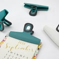thumbnail image 6 of Cook with Color Large Bag Clips, Set of 4 Chip Bag Clips - Teal, 6 of 7