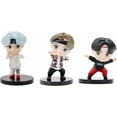 thumbnail image 5 of (Bulletproof Youth League) 3 pcs Korean version creative pendant Q-version cute backpack keychain, 5 of 5