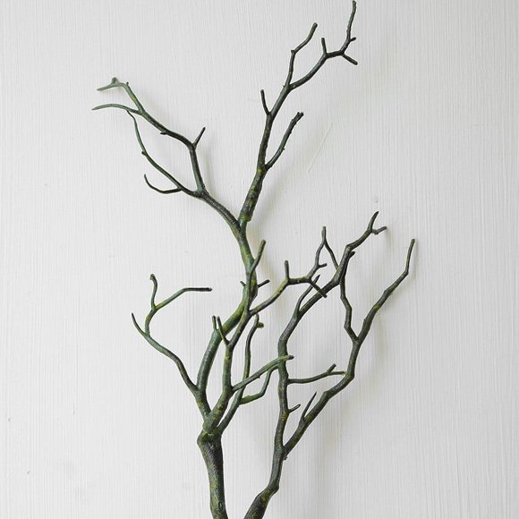 Chendee 35 Cm Dry Artificial Fake Foliage Plants Branch Tree Branch House Indoor Art,Green