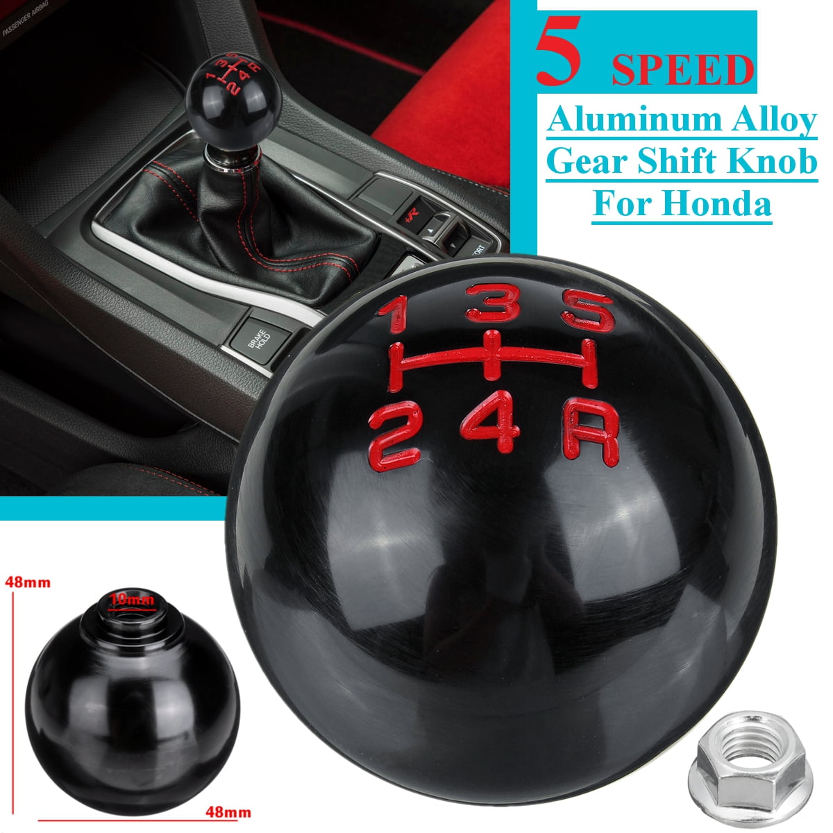 Pink I 3 Honda American Shifter 145686 Black Retro Shift Knob with M16 x 1.5 Insert Pink I 3 Honda American Shifter 145686 Black Retro Shift Knob with M16 x 1.5 Insert
