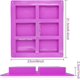 thumbnail image 5 of Soap Silicone Mold 6 Rectangular Soap Mold, 2pcs Rectangle Diy Soap Molds, Cake Jelly Ice Cake Chocolate Silicone Molds, Purple Muffin Cupcake Sweet B, 5 of 5