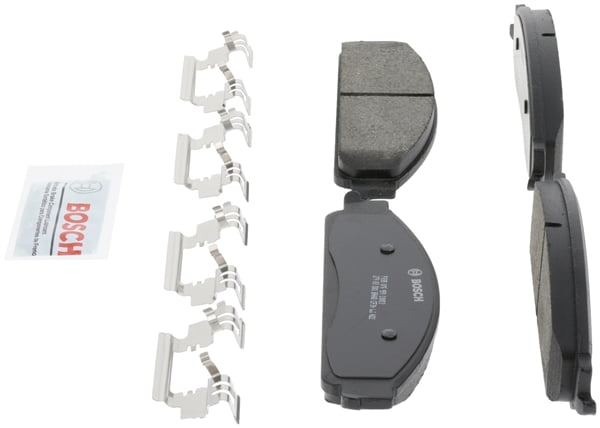 Bosch Quiet Cast Ceramic w/Hardware Brake Pad Set, and Shims Fits select: 2008-2009 FORD TAURUS, 2005-2007 FORD FIVE HUNDRED