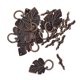 thumbnail image 5 of 10 Conjuntos Hoja OT Corchetes de palanca Conectores de broche de Joyería DIY Platino Sunnimix, 5 of 8