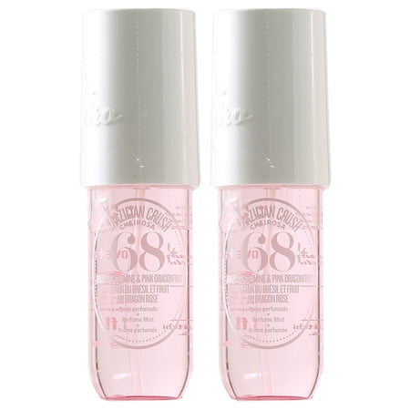 Sol de Janeiro Brazilian Crush Cheirosa 68 Fragrance Mist Duo for Body & Hair, Fruity Floral Scent, 2-Piece Set