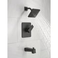 thumbnail image 3 of Delta Modern Monitor 14 Series Tub & Shower Trim - T14467-BL-PP in Matte Black, 3 of 5