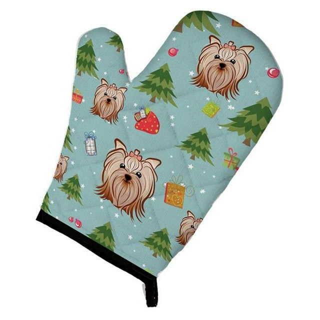 Noël Yorkie Yorkishire Terrier Four Mitaines